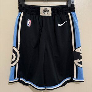 Nike NBA Atlanta Hawks 2023/24 City Edition Swingman Shorts Black Size